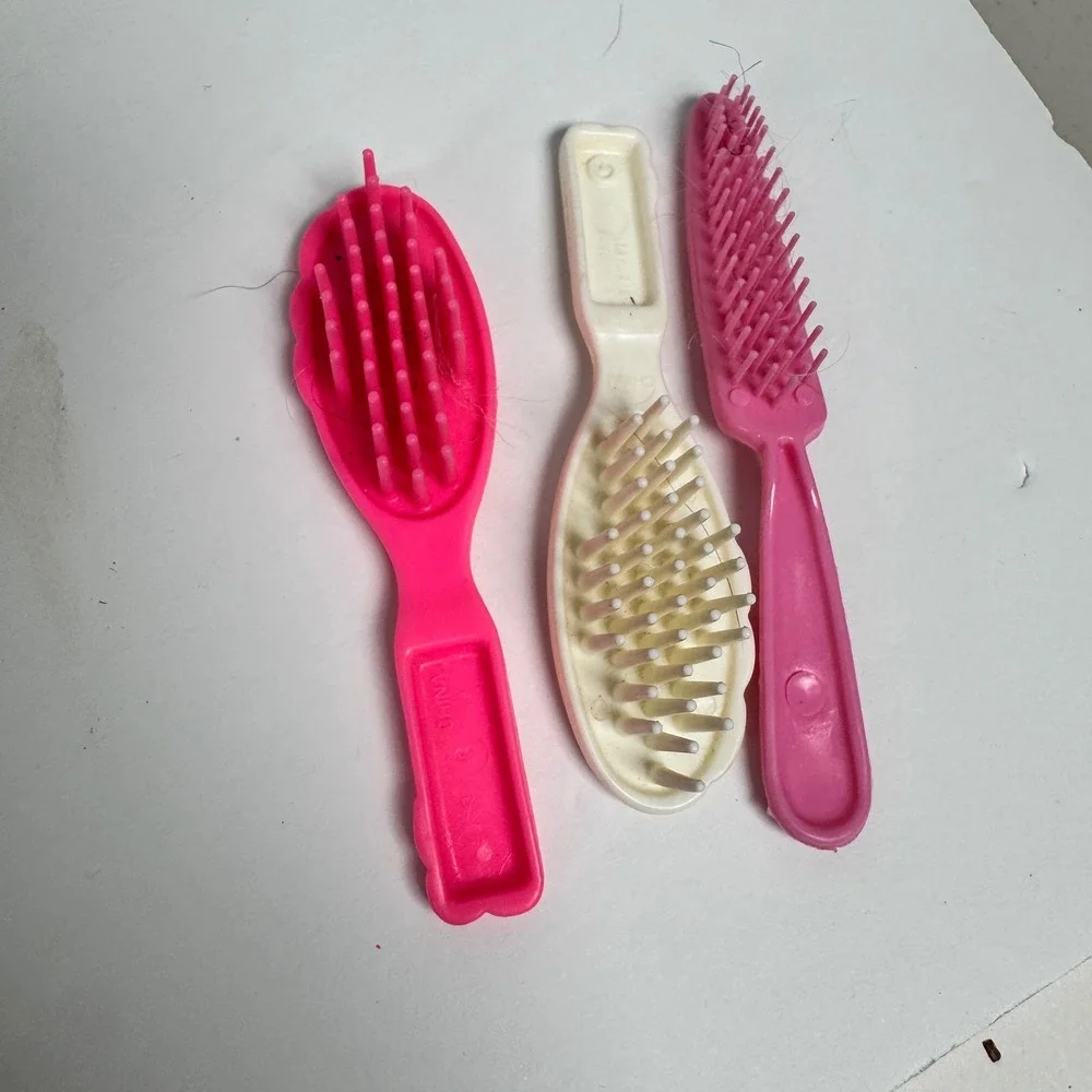 Vintage Mattel Barbie Accessory Lot Dr Barbie Clipboard‎ Notebook Brushes Bucket